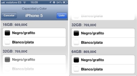 Precios oficiales del iPhone 5 en España, sin muchas sorpresas