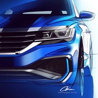 Los bocetos del Volkswagen Passat 2020 confirman una fusión del diseño de Arteon y Jetta