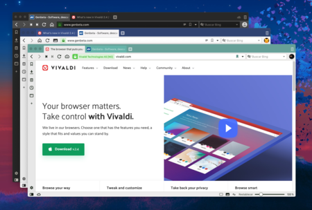 El nuevo Vivaldi 2.4 te deja personalizar la barra de tareas, usar múltiples perfiles de usuario y añade calculadora integrada