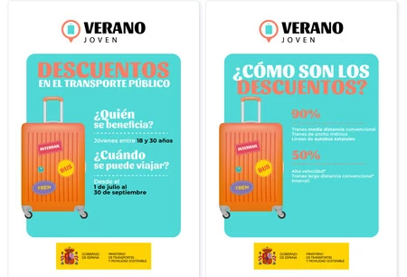 Cartel de Verano Joven 2025. Las condiciones son las mismas para 2026