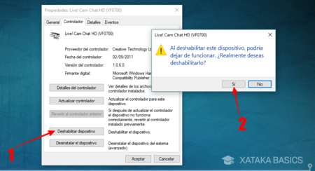 Activar cámara y online micrófono en windows 7