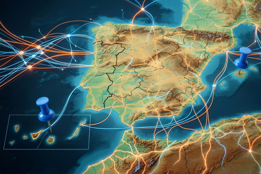 La fibra de 10 Gbps de Digi ha  salido  por fin de la Península. No es la única ni la primera que llega a las islas