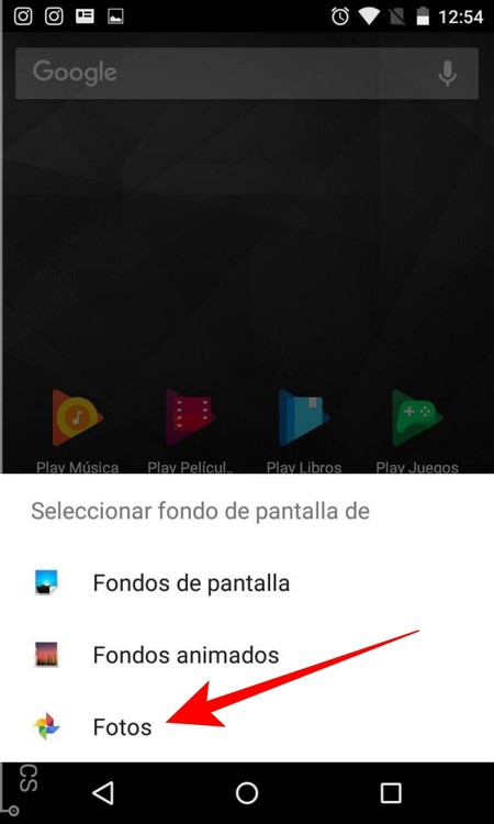 Elige Fondos De Pantalla O Fotos