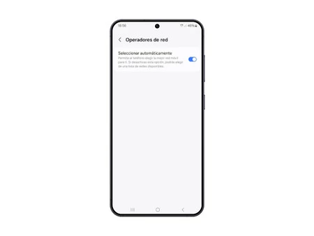 seleccionar red automática