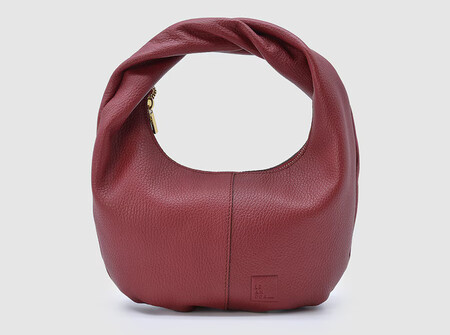 Bolso Mini Hobo Leandra Burdeos