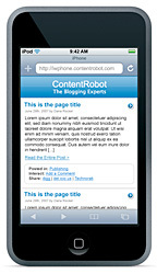 iWPhone, un plugin para WP que optimiza el visionado en iPhone/iPod touch
