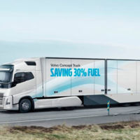Volvo presenta un prototipo de camión que consume un 30% menos, pero no es suficiente