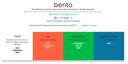 Bento, otra opción más para aprender a programar
