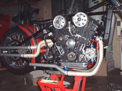 Harley-Davidson con motor V6 Alfa Romeo