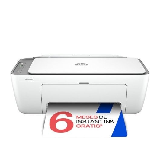 HP DeskJet 2820e Multifunción Color WiFi Blanca + 6 Meses Gratis de Impresión Instant Ink con HP+