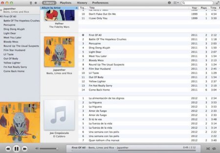 Enqueue, otra prometedora alternativa a iTunes con soporte para archivos FLAC