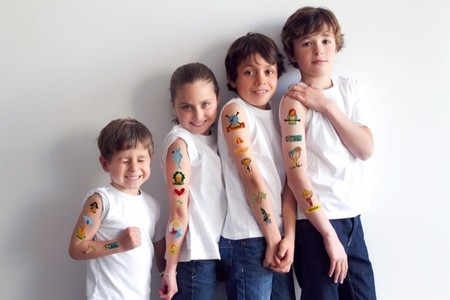 Los tatuajes temporales de Fun Choices para los niños