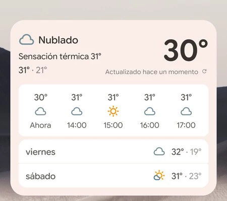 Gradient Weather Widget