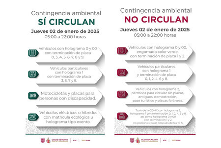 Contingencia Jueves 2 Enero