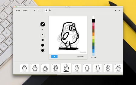 Brush Ninja, crea tus propias animaciones desde el navegador de forma rápida y sencilla