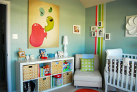 Buenas ideas para decorar las paredes de la habitación del bebé