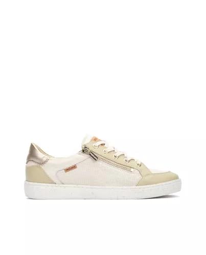 Pikolinos Lanzarote Deportivos Mujer | en Cuero | Memory Foam | Blanco