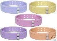 Brazaletes de goma Milk Bands para las madres que están amamantando
