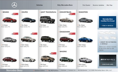 Web Mercedes-Benz USA