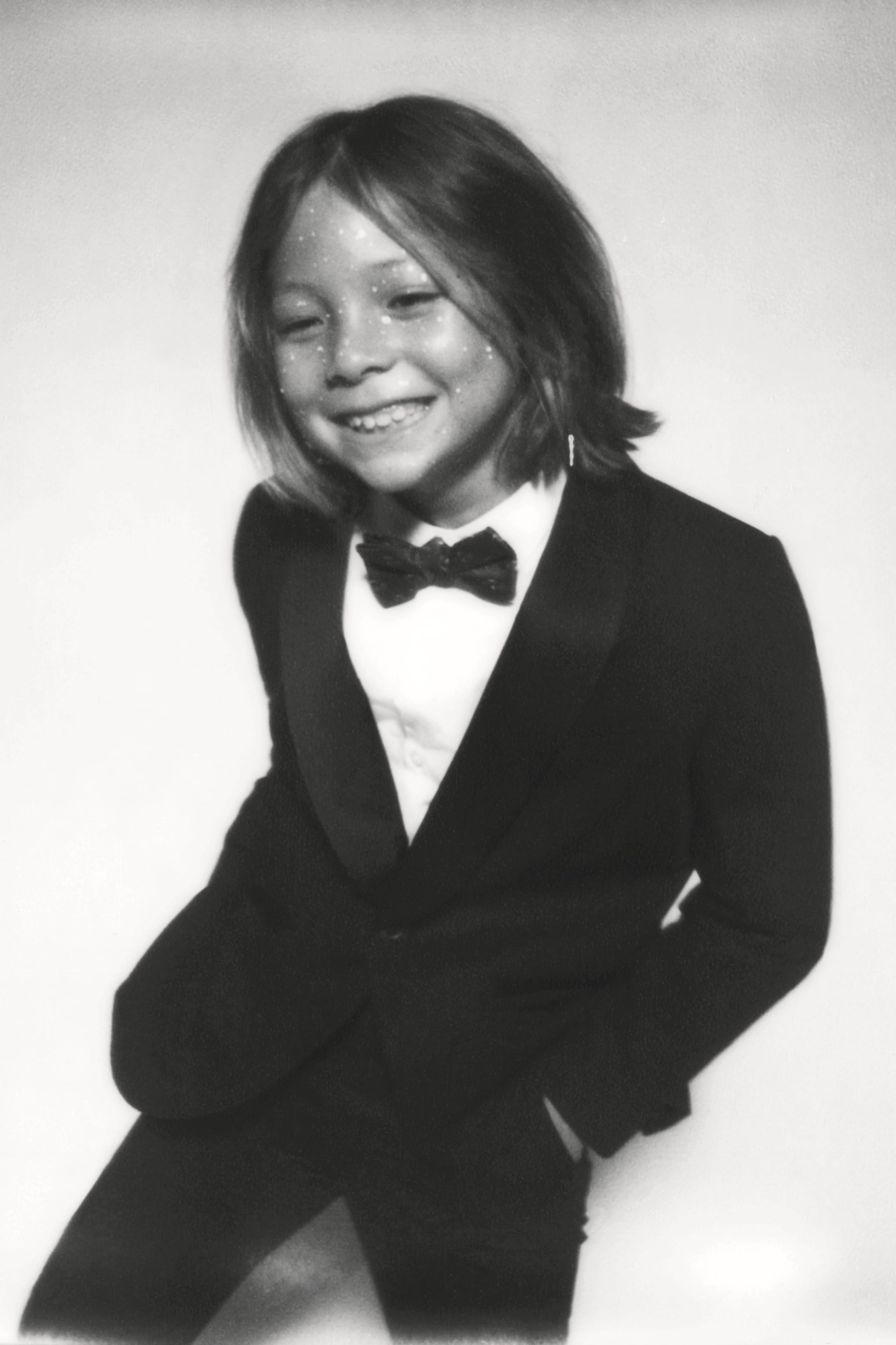 Blazer de traje con cuello solapas combinadas y manga larga