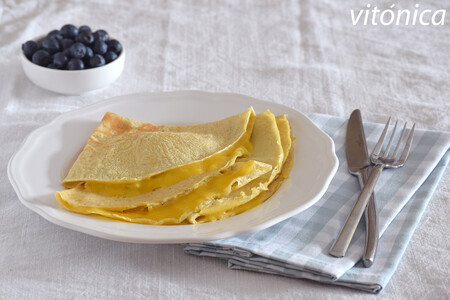 Crepes fitness de avena: receta saludable para desayunos o meriendas