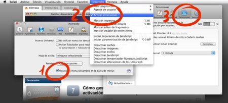 Cómo activar las extensiones en Safari 5
