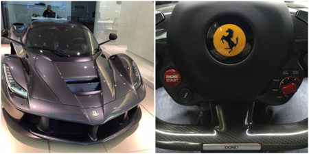 El chef Gordon Ramsay estrena su Ferrari LaFerrari