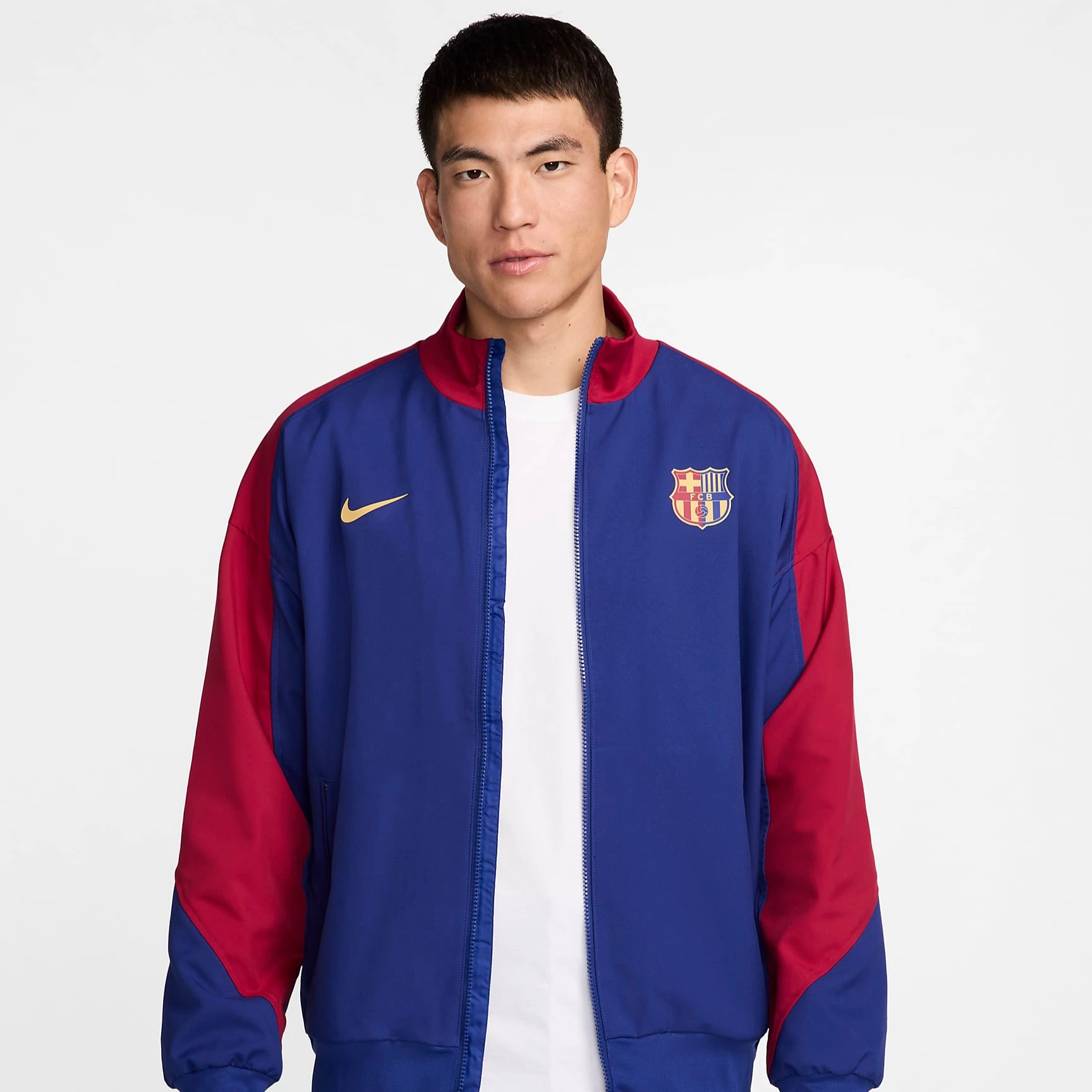 Primera equipación Strike FC Barcelona
Chaqueta de fútbol Nike Dri-FIT - Hombre
