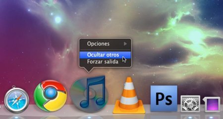 Cómo ocultar todas las aplicaciones activas en Mac OS X (excepto la seleccionada) y cómo hacerlo permanente