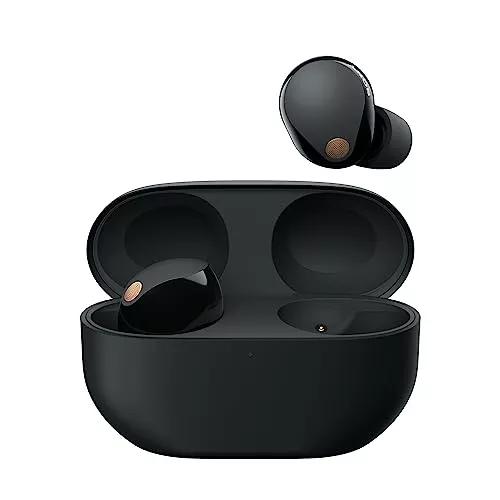Auriculares inalámbricos con Noise Cancelling SONY WF-1000XM5, bluetooth, auriculares in-ear, micrófono, hasta 24 horas de batería, carga rápida, IPX4, Alexa y Google Assitant, iOS y Android - Negro