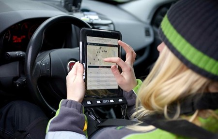 Volvo reparto en el coche 2