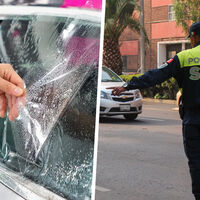 Le quiero poner película de seguridad a las ventanas de mi auto: ¿me puede parar una patrulla en México por eso?