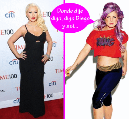 ¿Cómo dices Kelly Osbourne?, ¿que Christina Aguilera está guapa?