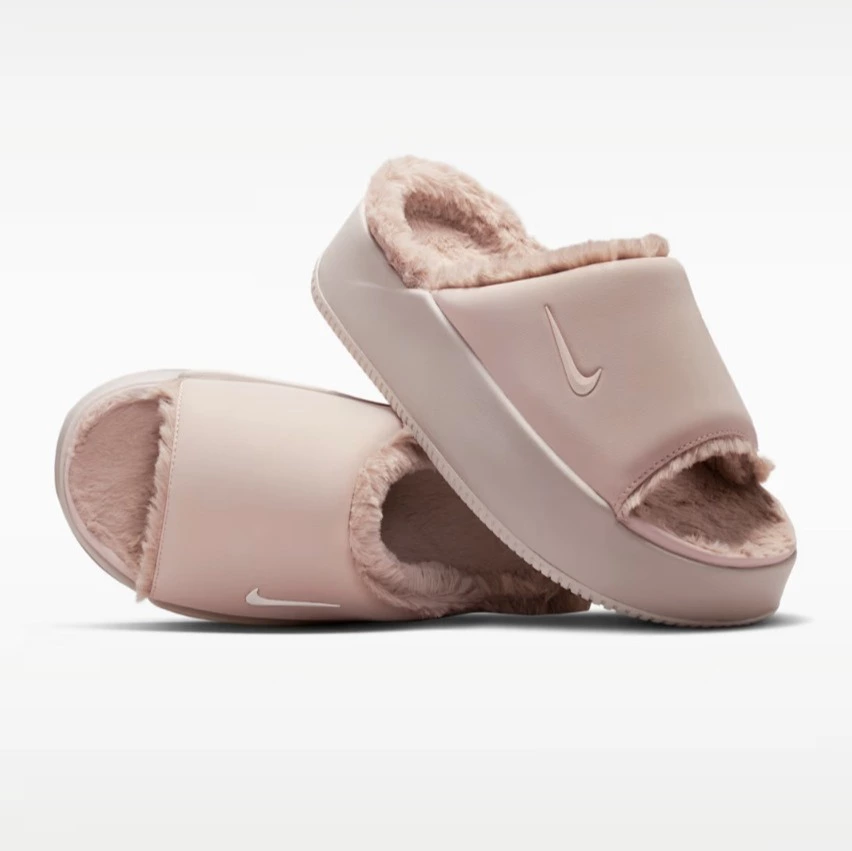 Nike Calm Elevation Fur Chanclas - Mujer