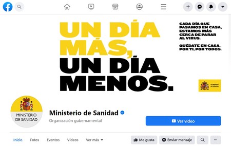Facebook elimina las interacciones fraudulentas de la página del Ministerio de Sanidad