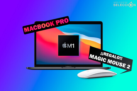 El MacBook Pro M1 está en MediaMarkt por 1.169 euros con el ratón Bluetooth Magic Mouse 2 de regalo, un chollo de productividad