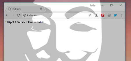 La web de Indra caída tras un ciberataque de Anonymous, el recuento de votos en el 21-D no peligra 