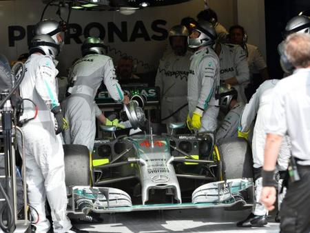 Los pilotos de Mercedes AMG demostraron que el W05 es vulnerable