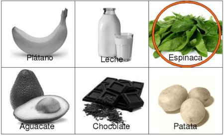 Solución a la adivinanza: el alimento con más potasio es la espinaca