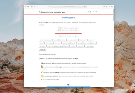 Casi 500 webs de organismos públicos españoles analizadas y solo 5 realmentes seguras: así es el proyecto que pide más seguridad