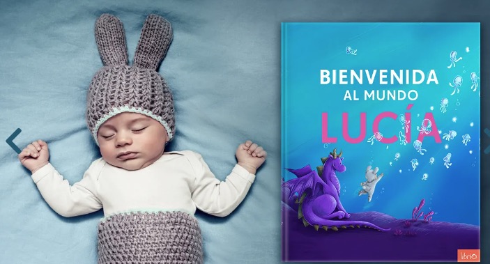 Libro personalizado recién nacido
