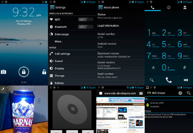 ROMs de Ice Cream Sandwich