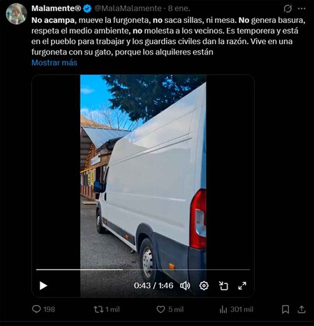 Temporera Pernoctar Camper