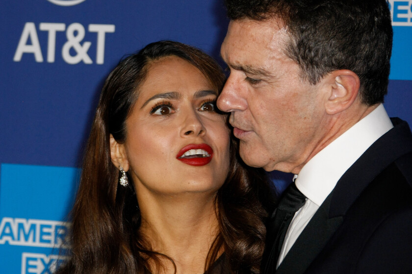Salma Hayek habla sobre su escena sexual con Antonio Banderas: "Me asustaba rodar con él y empecé a llorar"