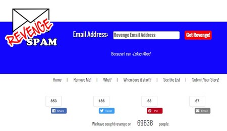 Esta web permite introducir un correo electrónico en varias listas de spam como venganza y no es nada divertido
