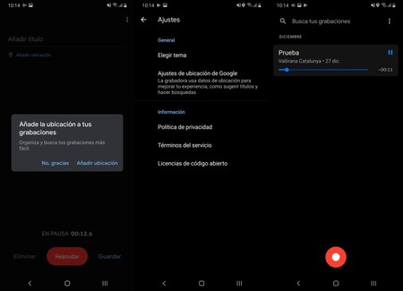 Grabadora Google Pixel 