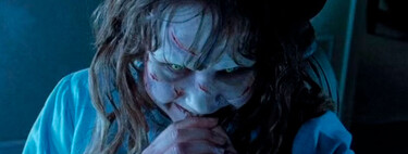 The Exorcist has always had a reputation as a cursed movie, and they say that there is a frame in which a demonic apparition is actually seen. There is some truth