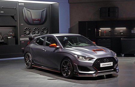 Este Hyundai Performance Car Concept es un escaparate de accesorios deportivos para el Veloster N