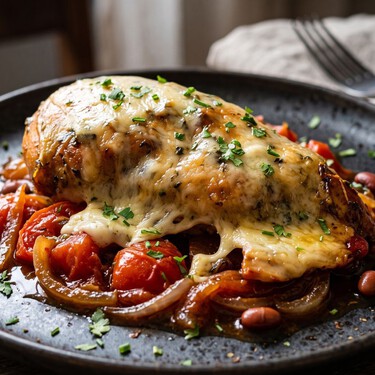 Cómo hacer pechugas de pollo con jitomate, cebolla y queso: jugosas, fáciles de hacer y deliciosas