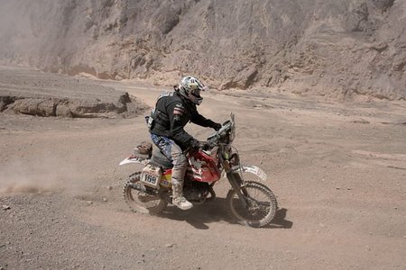 Terminó la aventura de Ignacio Chivite y su Bultaco en el Dakar